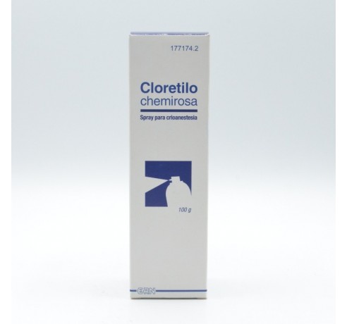 CLORETILO CHEMIROSA SPRAY CRIOANESTESIA 100 G Terapia frío/calor