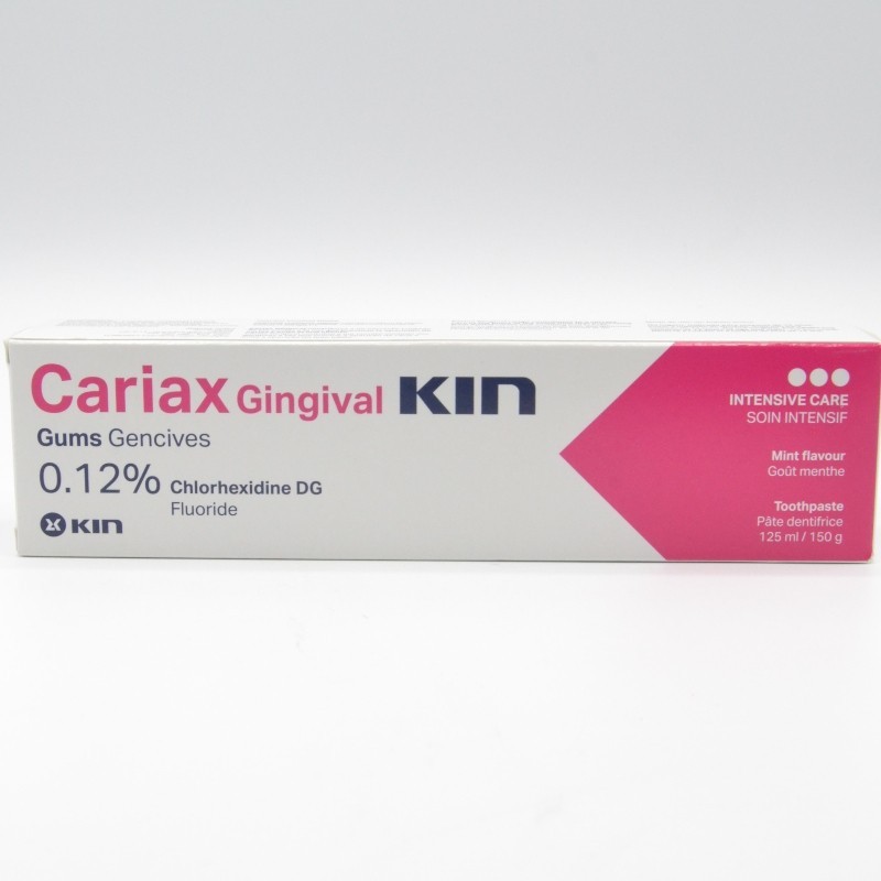 CARIAX GINGIVAL PASTA DENTIFRICA 125 ML + REGALO CEPILLO Encías, caries, dientes sensibles