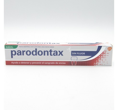 PARODONTAX SIN FLUOR 75 ML Encías, caries, dientes sensibles