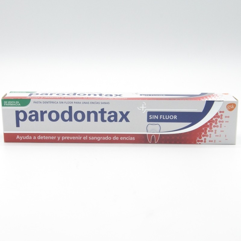 PARODONTAX SIN FLUOR 75 ML Encías, caries, dientes sensibles