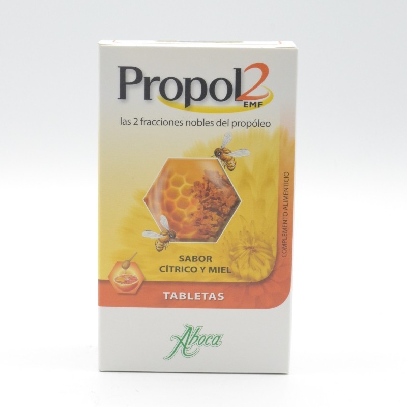 PROPOL 2 EMF 20 COMP BUCODISPERSABLES SABOR CITRICO Y MIEL Vías respiratorias