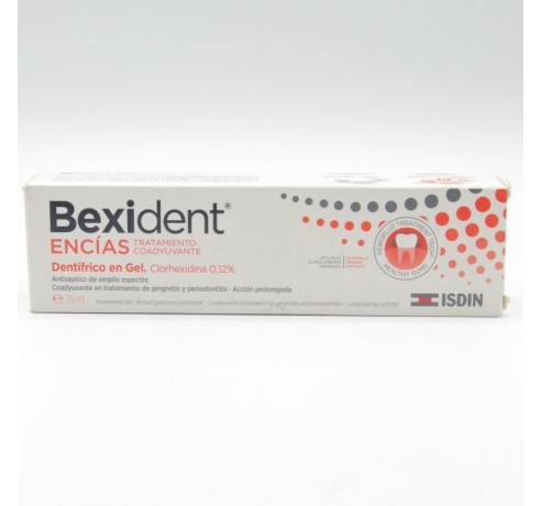 BEXIDENT ENCIAS CLX DENTIFRICO EN GEL 75 ML ROJO Encías, caries, dientes sensibles