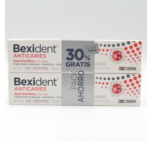 BEXIDENT ANTICARIES PASTA 125ML PACK AHORRO Encías, caries, dientes sensibles