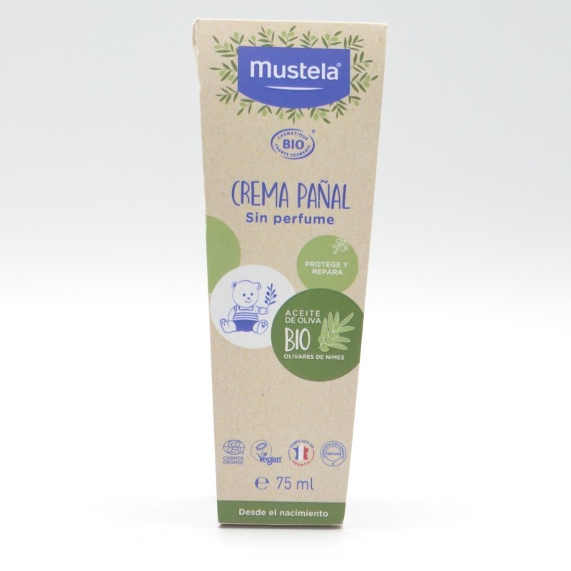 MUSTELA BIO CREMA PAÑAL 75ML Higiene e hidratación