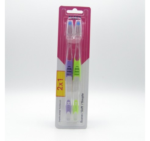 KIN CEPILLO DENTAL SUAVE 2X1 Cepillos