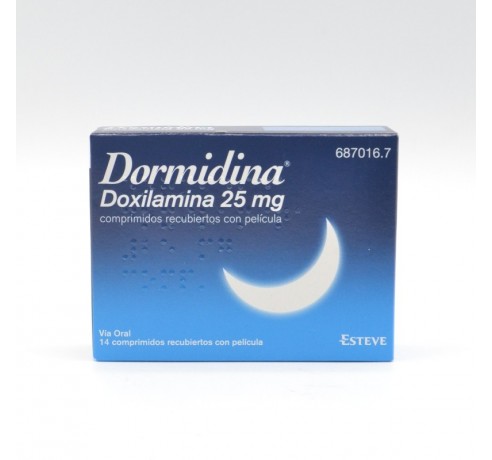 DORMIDINA 25 MG 14 COMPRIMIDOS Parafarmacia