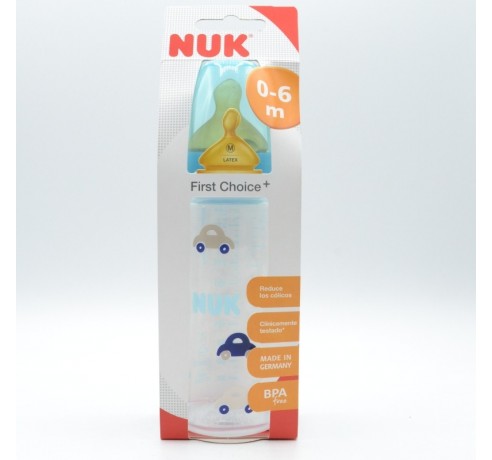 BIBERON NUK LATEX 0-6M 300ML M Biberones y tetinas