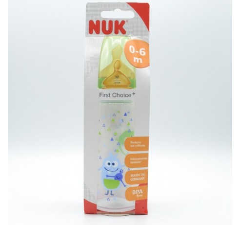 BIBERON NUK LATEX 0-6M 300ML M Biberones y tetinas