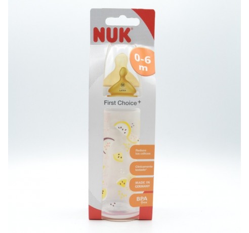 BIBERON NUK LATEX 0-6M 300ML M Biberones y tetinas