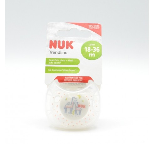 CHUPETE NUK LATEX NUK ANIMALS 18-36 M 1 U Chupetes y broches