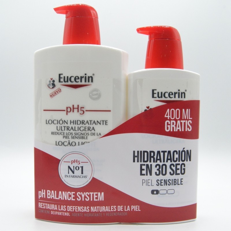 EUCERIN LOCION ULTRALIGERA 1L Hidratación y piel atópica