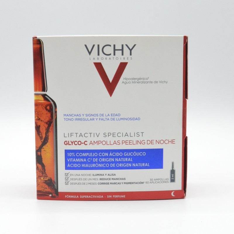 LICTACTIV GLYCO-C PEELING DE NOCHE 30 AMPOLLAS Antiedad