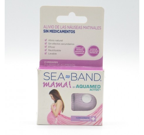 AQUAMED PULSERA ANTIMAREO Y NAUSEAS MAMA 2 U Gestación y embarazo