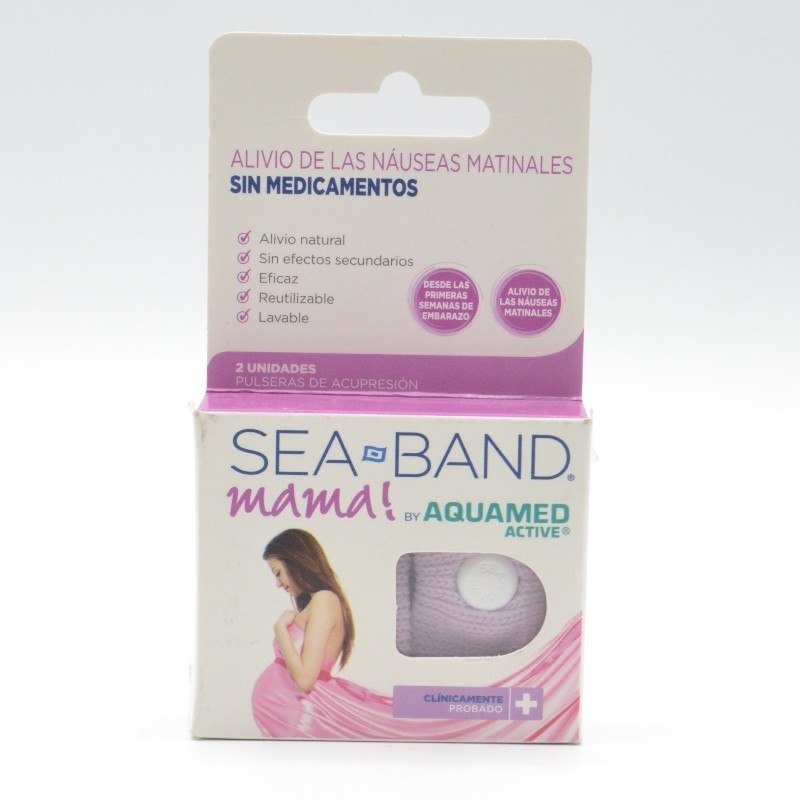 AQUAMED PULSERA ANTIMAREO Y NAUSEAS MAMA 2 U Gestación y embarazo