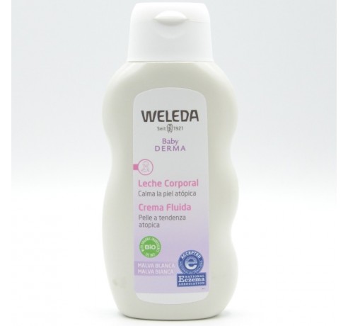 WELEDA BABY DERMA LECHE CORPORAL MALVA BLANCA 200 ML Higiene e hidratación