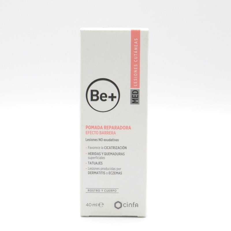 BE+ POMADA REPARADORA EFECTO BARRERA 40 ML Hidratación y piel atópica