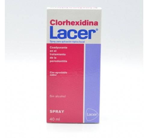 LACER CLORHEXIDINA SPRAY 40 ML. Aftas y herpes