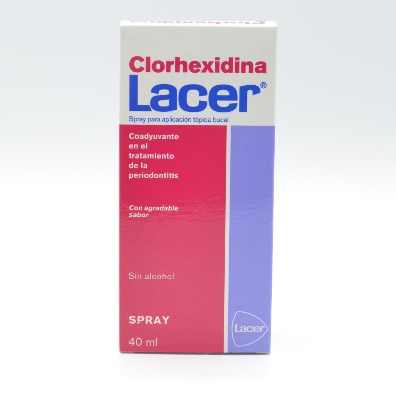 LACER CLORHEXIDINA SPRAY 40 ML. Aftas y herpes