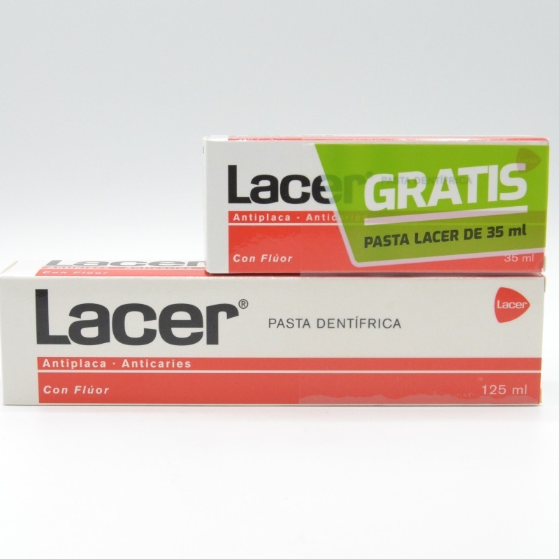 LACER PASTA DENTIFRICA 125 ML + 25 ML DE REGALO Encías, caries, dientes sensibles LACER PASTA DENTIFRICA 125 ML + 25 ML DE REGALO Encías, caries, dientes sensibles