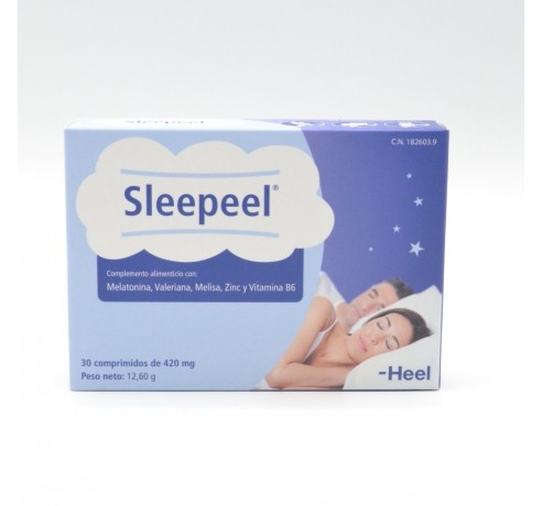 SLEEPEEL MELATONINA 30 COMPRIMIDOS Regulación de estrés y ciclo del sueño