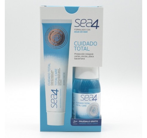 SEA4 PASTA DENTIFRICA CUIDADO TOTAL 75 ML Encías, caries, dientes sensibles