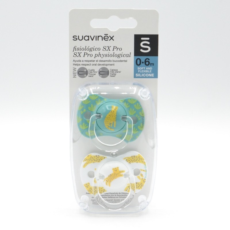 CHUPETE SUAVINEX FISIOLOGICO PRO SILICONA 0-6M 2UD MARIPOSA Chupetes y broches