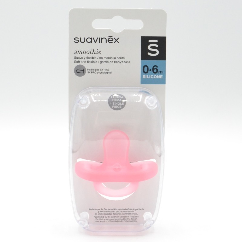 CHUPETE SUAVINEX TODOSILICONA FISIOLOGICO 0-6M SOFT Chupetes y broches