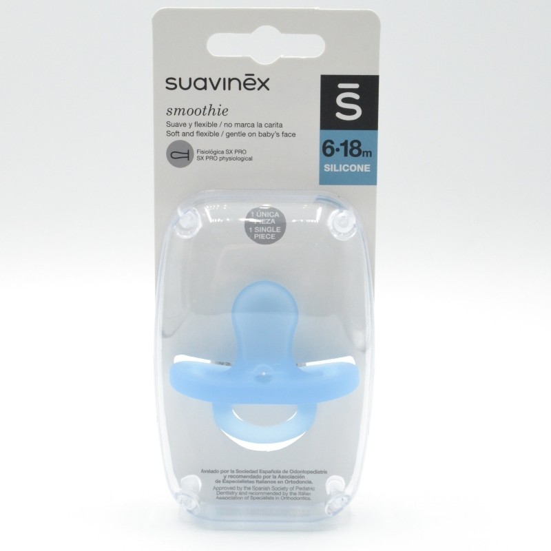 CHUPETE SUAVINEX TODOSILICONA FISIOLOGICO PRO 6-18M 1UD Chupetes y broches