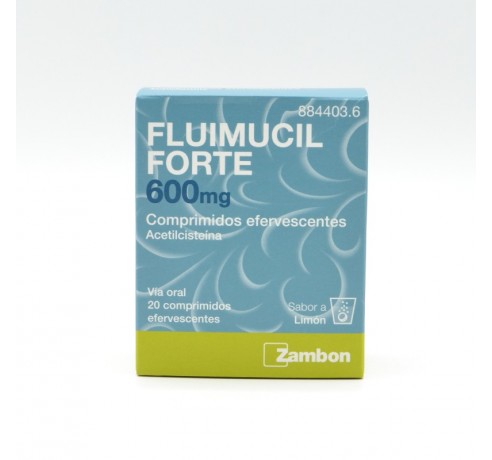 FLUIMUCIL FORTE 600 MG 20 COMPRIMIDOS EFERVESCEN Antigripales