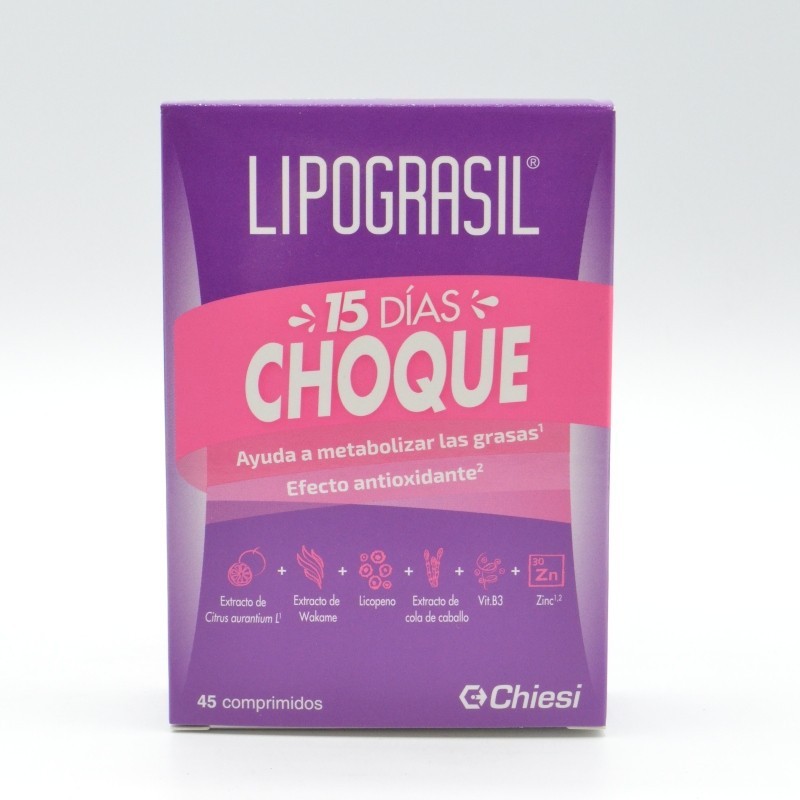 LIPOGRASIL 15 DIAS CHOQUE 45 COMP Quemagrasas