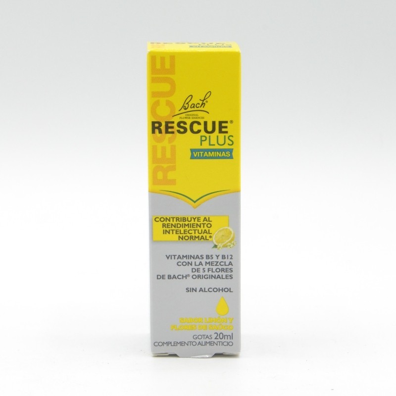 BACH RESCUE PLUS GOTAS 20 ML Regulación de estrés y ciclo del sueño