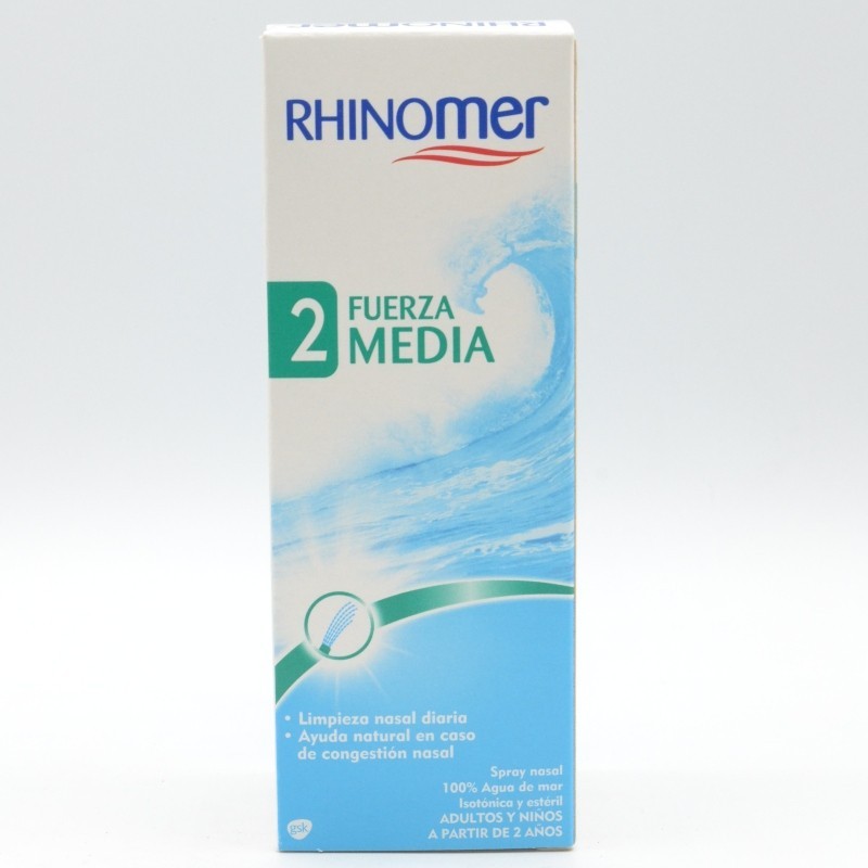 RHINOMER FUERZA 2 LIMPIEZA NASAL135 ML Aparato respiratorio