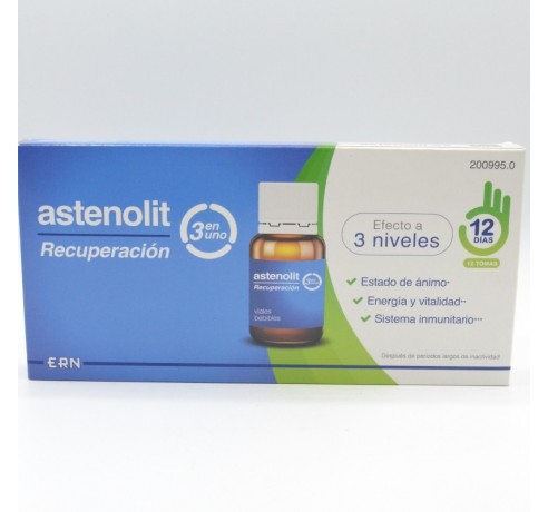 ASTENOLIT RECUPERACION 3 EN 1 Complejos multivitamínicos