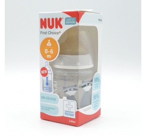 BIBERON NUK LATEX SAFARI 0-6M M 150 ML Biberones y tetinas