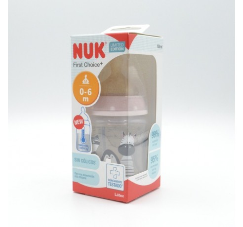 BIBERON NUK LATEX SAFARI 0-6M M 150 ML Biberones y tetinas