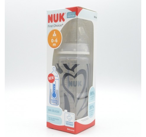 BIBERON NUK SILICONA SAFARI 0-6M M 300 ML Biberones y tetinas