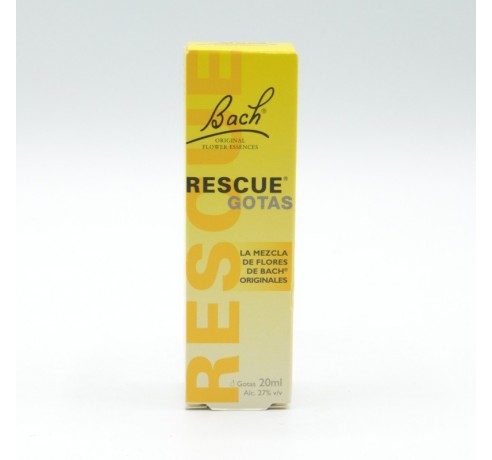 BACH RESCUE GOTAS 20 ML Regulación de estrés y ciclo del sueño