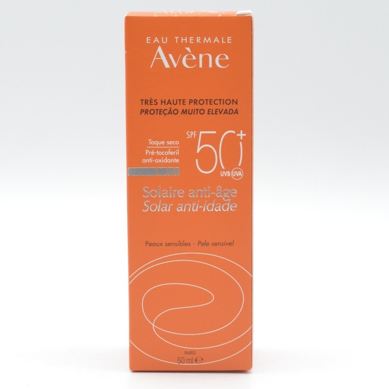 AVENE SOLAR CREMA SPF 50+ ANTIEDAD 50 ML Facial adulto