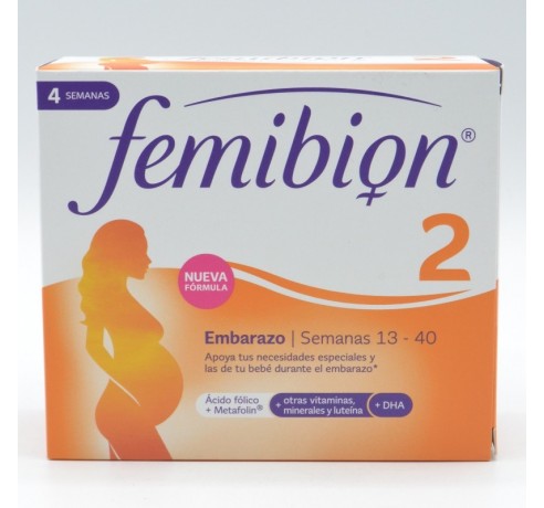 FEMIBION 2 28 TAB + 28 CPS Gestación y embarazo