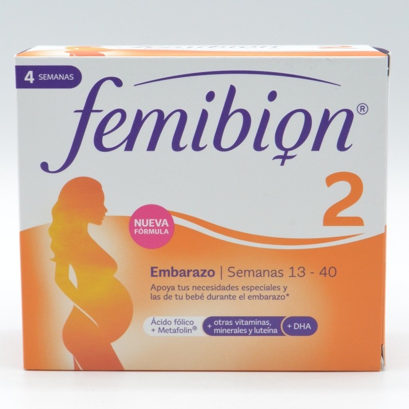 FEMIBION 2 28 TAB + 28 CPS Gestación y embarazo