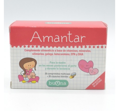 AMANTAR 20 COMPRIMIDOS + 20 CAPSULAS Lactancia