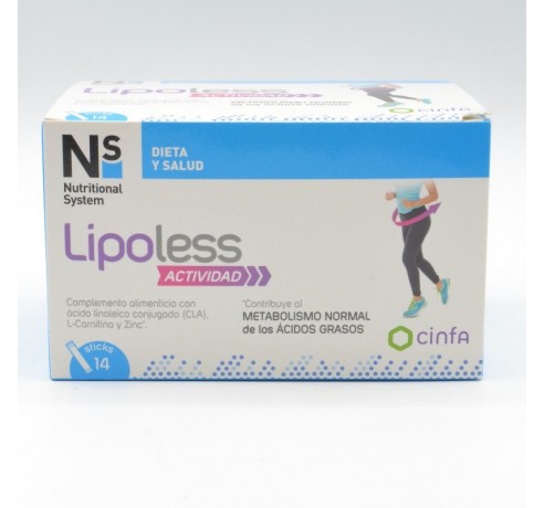 NS LIPOLESS ACTIVIDAD 14 STICKS Quemagrasas