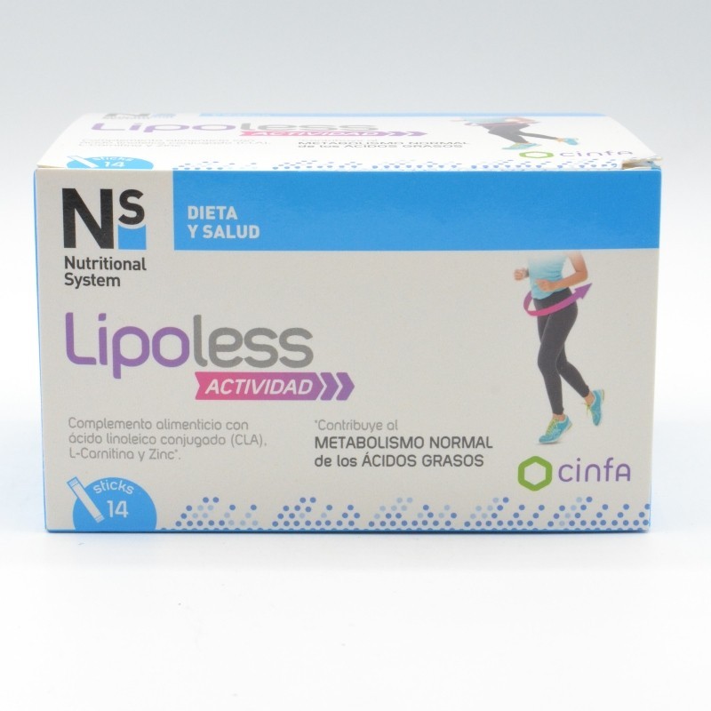 NS LIPOLESS ACTIVIDAD 14 STICKS Quemagrasas