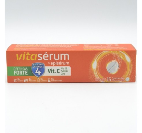 VITASERUM VITAMINA C FORTE 15 COMPRIMIDOS Defensas