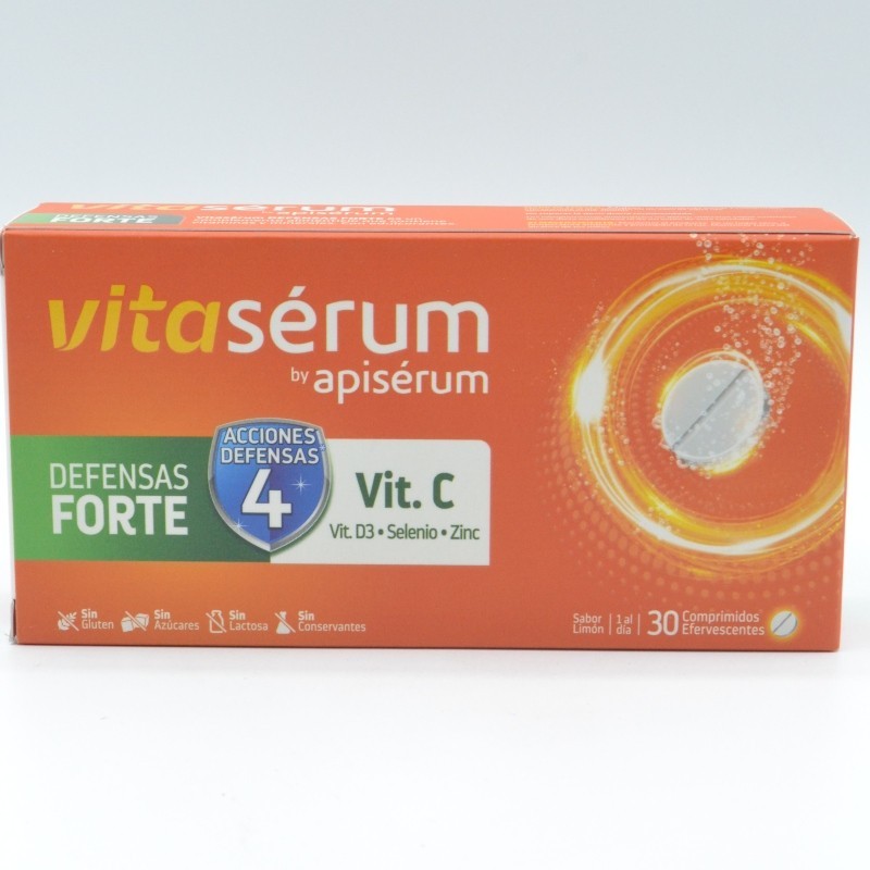 VITASERUM VITAMINA C FORTE 30 COMPRIMIDOS Defensas