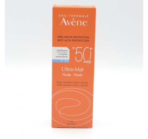 AVENE SOLAR ULTRA MAT FLUIDO SPF 50+ 50 ML Facial adulto