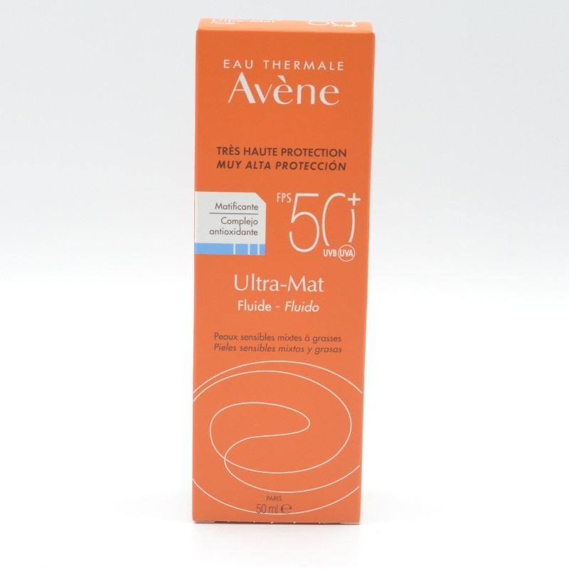 AVENE SOLAR ULTRA MAT FLUIDO SPF 50+ 50 ML Facial adulto