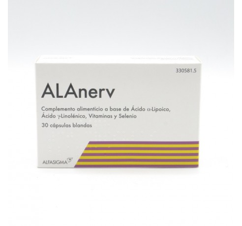 ALANERV 30 CAPSULAS Complejos multivitamínicos