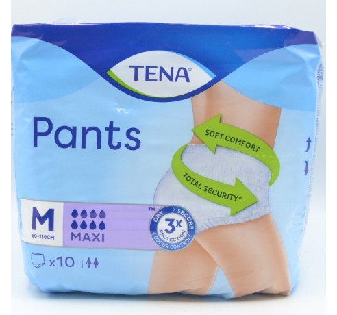 TENA PANTS MAXI MEDIANO 10 UDS. Cuidado del adulto