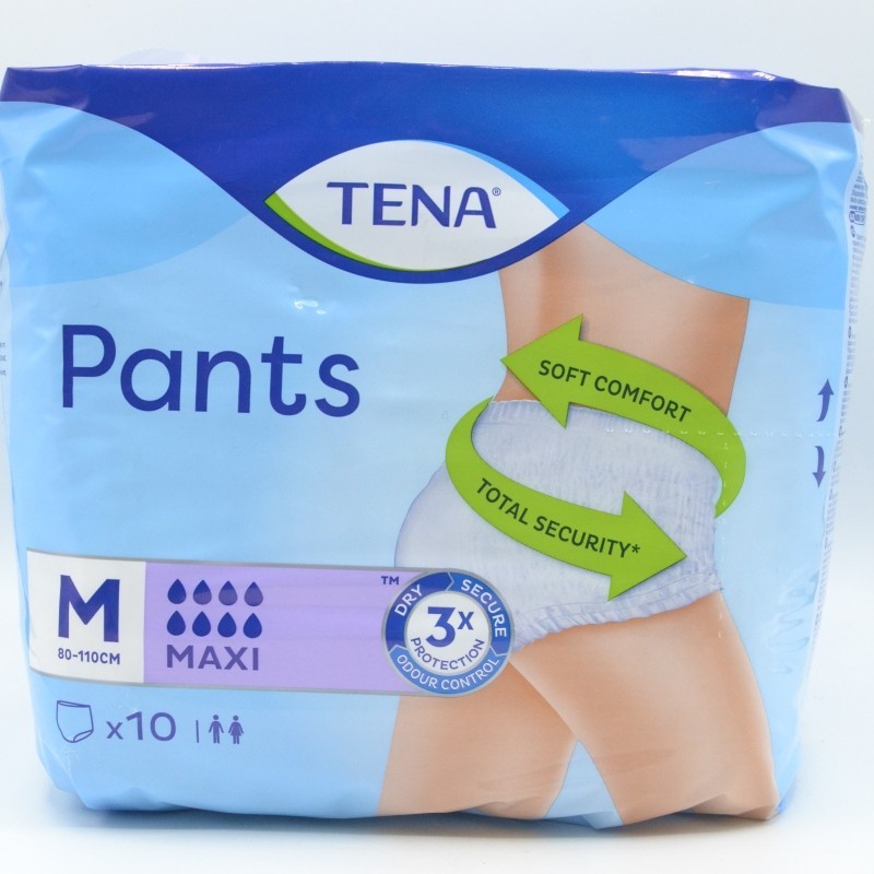 TENA PANTS MAXI MEDIANO 10 UDS. Cuidado del adulto